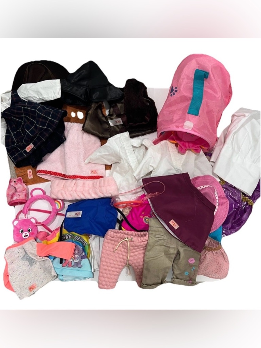 Mixed 18 in Doll Clothes & Accessories Lot - Our Generation, OG, Emily Rose